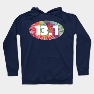 13.1 Miles Half Marathon Tie Dye Hoodie